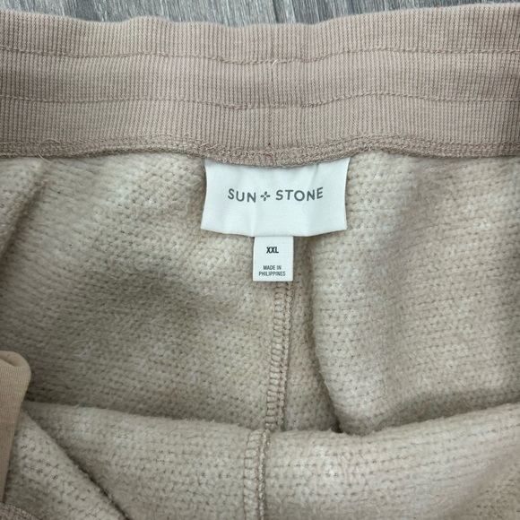 SUN + STONE Men's Desert Snow Geo-Print Fleece Joggers Size XXL Aztec Western - Picture 7 of 15